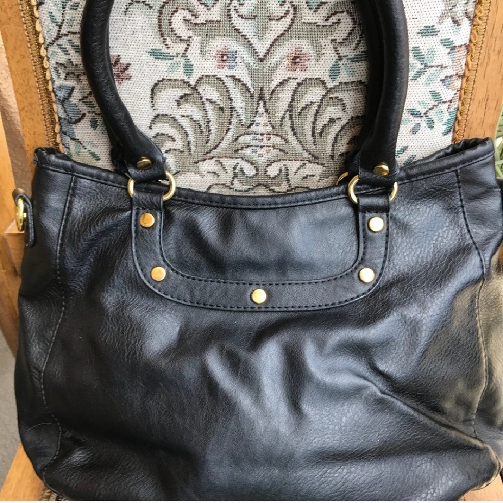 ๐ฅ๐Tory Burch Hobo Black Leather Purse๐๐ฅ - Picture 2 of 7